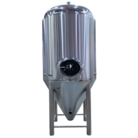 Réservoir de fermentation de liqueur de bière conique en acier inoxydable 100L 200L 300L 500L 1000L 2000L 3000L 5000L