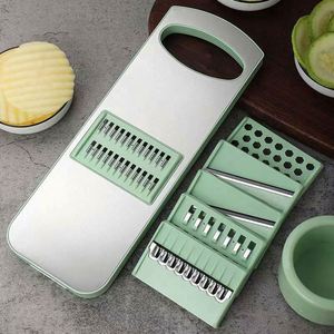 Multifunctional Stainless Steel Vegetable Cutter Cucumber <b>Potato</b> Manual Metal Shredder Veggie Chopper Grater for Home Use - Product Image 6
