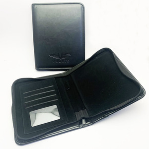 Cartella Organizer porta documenti in pelle PU con chiusura a cerniera - Product Image 4