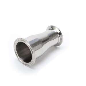 Réducteur concentrique à bride sanitaire en acier inoxydable SS304 <span class=keywords><strong>SS316L</strong></span>, installation rapide, tête hexagonale polie, raccords de tête - Product Image 2