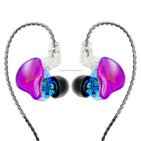 Écouteurs filaires QKZ URUS PRO avec transducteur dynamique de 11 mm, son HiFi, basses puissantes, stéréo, 104 dB, 16Ω, câble OFC, prise jack 3,5 mm, musique