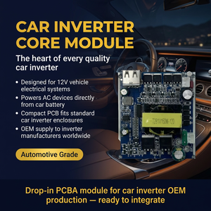 Inversor de Corriente para Auto de 300W Pico y 150W, Placa Convertidora PCBA, DC 12V a AC 110V 220V, Módulo Inversor de Onda Sinusoidal Modificada, OEM ODM CE RoHS - Product Image 2