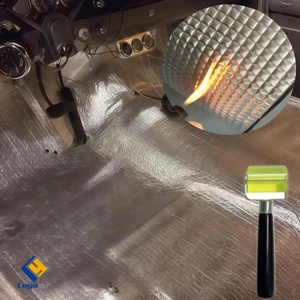 10mm d'épaisseur insonorisant isolation de <span class=keywords><strong>voiture</strong></span> bouclier <span class=keywords><strong>thermique</strong></span> automobile tapis auto-adhésif avec <span class=keywords><strong>rouleau</strong></span> de roue - Product Image 3