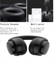 Casque audio ANC BT5.0 de haute qualité pour TV, jeux PS5, avec Aptx Lossless/Adaptive/HD LE Audio LC3 AURACAST, casque sans fil