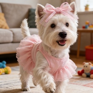 Small puppy hair <b>clip</b>, Yorkshire Maltese style, in stock, pet accessory, hair <b>clip</b>, high-end pet hair <b>clip</b>. - Product Image 2