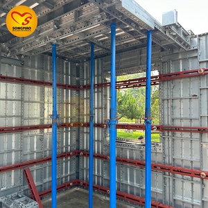 Coffrage en acier allié léger Q700 haute résistance, moules en aluminium <span class=keywords><strong>pour</strong></span> la coulée de béton, construction de maisons - Product Image 2