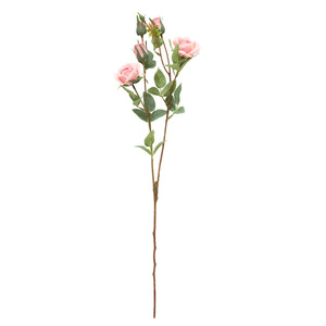 AL-5678 ZUOYI 65cm da sogno 6 teste di seta artificiale 2 rami rosa fiore per interni - Product Image 2