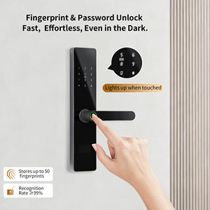 Serrure Intelligente Bluelock F17 à Mortaise - Wi-Fi Cloud et Contrôle via l'Application TTlock, Déverrouillage par <span class=keywords><strong>Clé</strong></span>/<span class=keywords><strong>Carte</strong></span> pour Portes d'Hôtel en Acier/Aluminium/Bois - Product Image 2