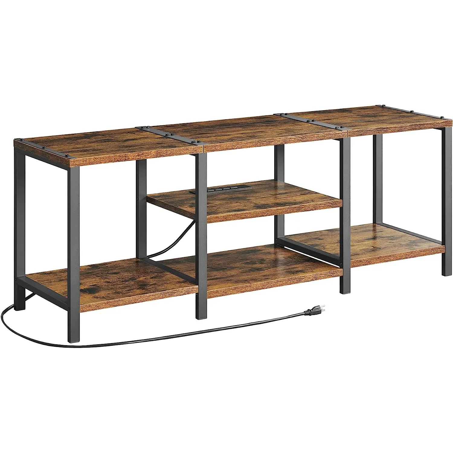 Industrial TV Console Table for Living Room tv stand for 85 inch tv