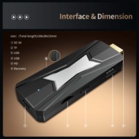 Visual Berkualitas Tinggi X96 NEO TV Box 4k Android 14 S905x5m 2GB RAM 16gb ROM Dual Wifi Smart TV Stick Android Box untuk Menonton Film