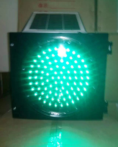 ไฟเตือนจราจรแบบโซลาร์เซลล์ ไฟ LED สีแดงกระพริบ ขนาด 300 มม. 400 มม. ไร้สาย ชาร์จพลังงานแสงอาทิตย์ได้ ไฟกระพริบเตือนข้ามทาง - Product Image 4