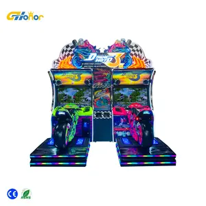 2 Zetels Arcade 3dx Fiets Racespel Machine Super Motor Simulator Met 42 Inch Lcd