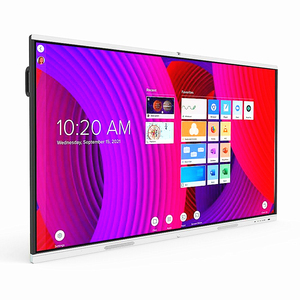 100/85/75/65 inch màn hình cảm ứng LCD hiển thị cuộc họp giáo dục lớp học di động bảng thông minh tương tác bảng trắng 82 inch đứng - Product Image 1