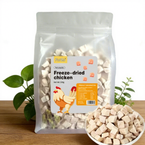 Golosinas Liofilizadas de Pollo con Alto Contenido de Proteínas, Personalizables y al por Mayor, <span class=keywords><strong>para</strong></span> Alimento de Mascotas (Perros y <span class=keywords><strong>Gatos</strong></span>) - Product Image 1