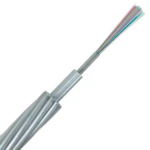 Fabrik Hersteller Boden Draht OPGW Kabel Einzigen Modus 36 Core Fiber Optic Kabel