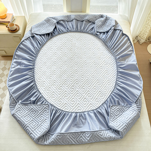 Protège-matelas en microfibre brossée 100 % polyester imperméable, doux et respirant, drap-<span class=keywords><strong>housse</strong></span> uni – Vente en gros - Product Image 6