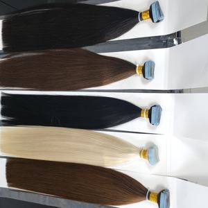 Extensiones de cabello humano Jasmine Beauty European 12A de calidad, con cinta adhesiva, 30 pulgadas, doble capa, extensiones de cabello humano Remy con cinta adhesiva. - Product Image 5
