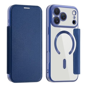时尚钱包磁性防震保护iPhone 17 Pro Max 16 15透明后盖皮革翻盖2合1盒 - Product Image 6