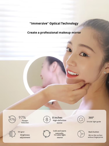 Miroir de Maquillage de Bureau Intelligent <span class=keywords><strong>DOCO</strong></span> avec Éclairage LED et Lumière d'Appoint - Miroir Lumineux pour la Beauté et le Maquillage DM001 - Product Image 3