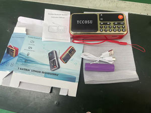 <span class=keywords><strong>Radio</strong></span> Portátil YCCOSU T-128 con Tres Baterías, Reproducción Ultra Larga, Reproducción por Tarjeta TF y USB, Función de Alimentación Móvil, Altavoz Bluetooth - Product Image 6