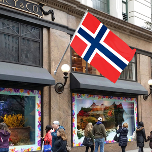 Bandera profesional de fábrica, Bandera de <span class=keywords><strong>Noruega</strong></span>, resistente a la decoloración UV, 3x5 pies - Product Image 2