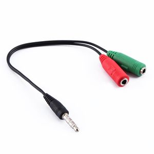 Audio Converter 3.5mm To 2x RCA Male <b>Splitter</b> <b>Cable</b> 0.2m For Audio Video Connection - Product Image 4