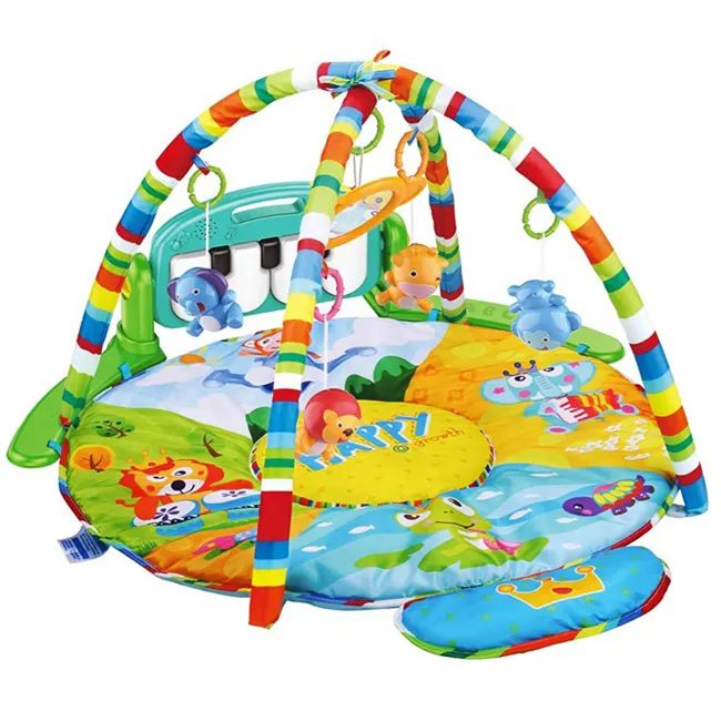 Huanger 3 In 1 Educational Piano Infant Fitness Carpet Toys Music The Little Baby Toddler Play Baby Gym Mat For Baby