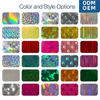 Vinilo Holográfico de Corte a Color, Vinilo Decorativo de Corte Preciso, Rollo de Vinilo Autoadhesivo para Decoración de Vehículos