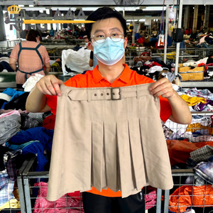 Ukay Ukay夏季女学生裙女士二手格子百褶JK裙散装二手服装越南成包衣服 - Product Image 1