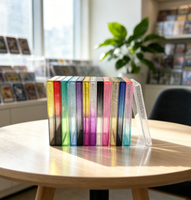 Protège-cartes gradés en TPU dégradé avec plaque acrylique, personnalisable OEM