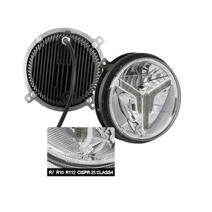 Faro LED Rotondo <span class=keywords><strong>per</strong></span> <span class=keywords><strong>Trattore</strong></span> Fendt, 5.5 Pollici 41W, Fascio Alto/Basso, Opzioni Argento e Nero - Product Image 3