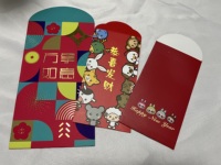 2027 Individuell Bedruckte Chinesische Neujahrs-Rote Umschläge Hochzeits-Geldumschläge Geschäfts-Papierumschläge Hari Raya Rote Taschen Angbao