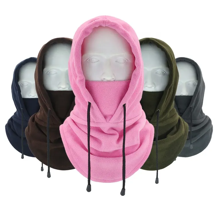 Thermal Fleece warme Sturmhaube Kapuze Winter mütze Fleece Hals Gamasche wärmer Outdoor Sport Ski Fleece Hut Sturmhaube