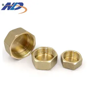 Nailida Factory Price Threaded Clear thread Metal Copper 1/2" 3/4'' Pipe NPT Brass Plug Fittings