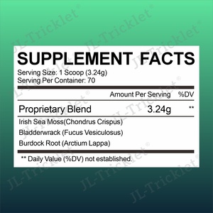 Julong OEM/ODM/OBM Sea <strong>Moss</strong> with Bladderwrack Burdock Root Powder Support Keto Vegan Friendly Sea <strong>Moss</strong> Powder - Product Image 4