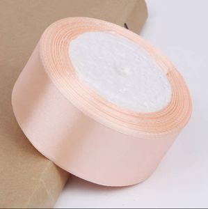 Ruban en satin brillant de haute qualité, 4 cm, 25 yards, simple face, pour emballage de cadeaux de mariage et décoration de bouquets - Product Image 3