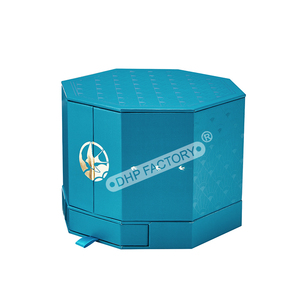 Sang Trọng Tùy Chỉnh Hình Dạng Đặc Biệt Cấu Trúc Thiết Kế Hộp Hình Lục Giác/Kim Tự Tháp Hình Cứng Cứng Nhắc Hộp Giấy Cho Sản Phẩm Cao Cấp - Product Image 4