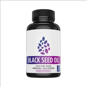 Капсулы масла черного семени, 100% чистый суперантиоксидант для иммунной поддержки, суставов, пищеварения, волос, кожи, OEM/ODM