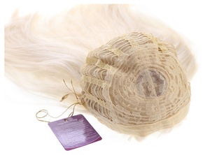 <span class=keywords><strong>Parrucca</strong></span> SARLA 22" Naturale Senza Colla Lunga Liscia e Crespa Bionda Resistente al Calore per Costume, <span class=keywords><strong>Parrucca</strong></span> Completa in Pizzo con <span class=keywords><strong>Frangia</strong></span> per Donne, Cosplay - Product Image 5