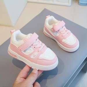 Baskets décontractées pour enfants Filles <span class=keywords><strong>Chaussures</strong></span> de couleur contrastée Baskets de sport pour garçons <span class=keywords><strong>Chaussures</strong></span> d'école pour enfants Baskets de conception pour adolescents de couleurs mélangées - Product Image 2