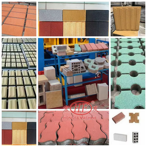 Machine automatique de fabrication de briques de matériaux de construction en <span class=keywords><strong>béton</strong></span> Machine de fabrication de blocs de chaussée - Product Image 2