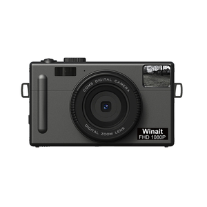 กล้องดิจิตอลขนาดเล็กสำหรับเด็ก ราคาประหยัด 4K 48MP 16X ซูม ระดับมืออาชีพ สำหรับถ่ายภาพกลางแจ้ง รุ่น 2.4 DC502 ความละเอียดวิดีโอ 4K 48MP - Product Image 1