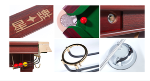 <span class=keywords><strong>Mesa</strong></span> <span class=keywords><strong>de</strong></span> <span class=keywords><strong>billar</strong></span> <span class=keywords><strong>de</strong></span> madera maciza Xingpai original al por mayor <span class=keywords><strong>de</strong></span> fábrica, 12 pies S107-12S, tela <span class=keywords><strong>Strachan</strong></span>, cuero <span class=keywords><strong>de</strong></span> vaca - Product Image 4