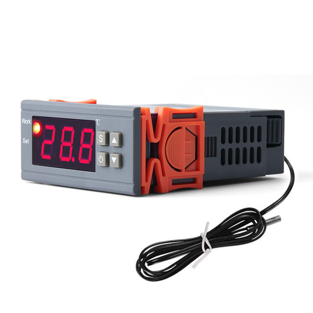 Digital Temperature Controller MH1210W 90-250V 10A 220V Thermostat Regulator with Sensor -50~110C Heating Cooling Control