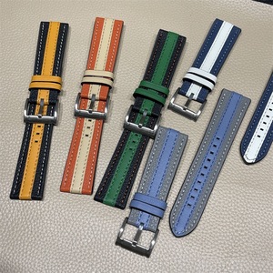 Cinturino di Ricambio in Vera Pelle di Alta Qualità 22mm per Orologi Blancpai X S-watch Five Oceans - Product Image 3