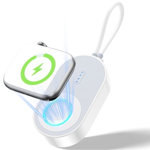 Cargador Inalámbrico para Reloj HNT 2 en 1, 1200mAh, Entrada Tipo-C, Carga Rápida, Portátil, Magnético, para <span class=keywords><strong>Apple</strong></span> <span class=keywords><strong>Watch</strong></span> 6/7/8/9 - Product Image 2