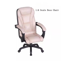 Silla de Trono en Miniatura para Casa de Muñecas, Escala 1/6, para Figuras de Acción; Silla Giratoria para Computadora; Sofá para Muñecas de 12 Pulgadas