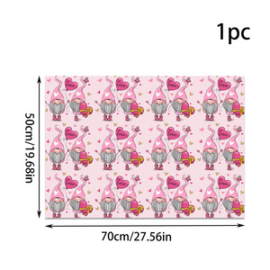 Papel de Regalo DAMAI para el Día de San Valentín para Mujer con Etiquetas, Corazones Rojos, Rosas y Negros, y Diseños de Corazones para Aniversario de Bodas - Product Image 4