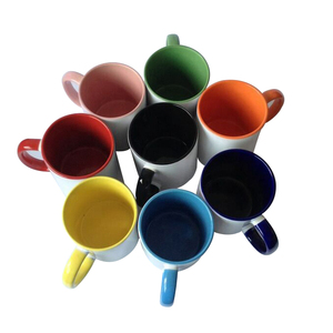 Promoción venta al por mayor <span class=keywords><strong>11</strong></span> oz Color dentro de la Taza de cerámica con impresión personalizada - Product Image 3
