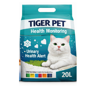 Arena Inteligente para Gatos con Monitoreo de Salud, 20L, Pellets de Papel, Fórmula con Alerta de Color para Detección de Salud del Tracto Urinario - Product Image 1